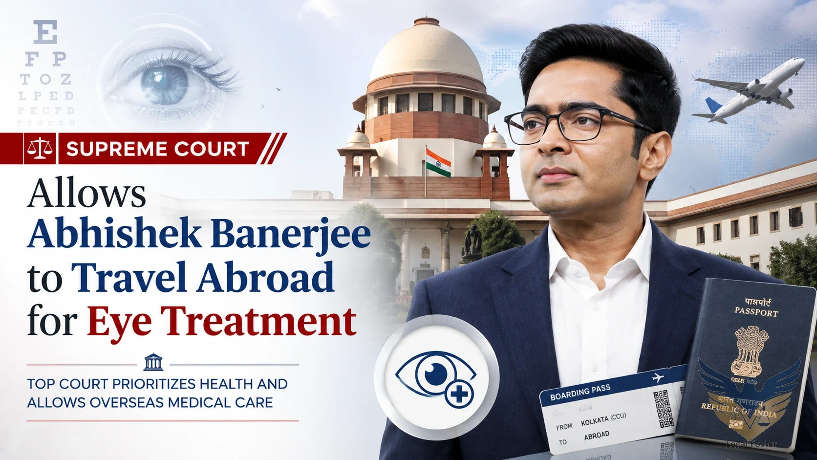 Supreme Court Allows TMC Leader Abhishek Banerjee to Travel Abroad for Eye Treatment