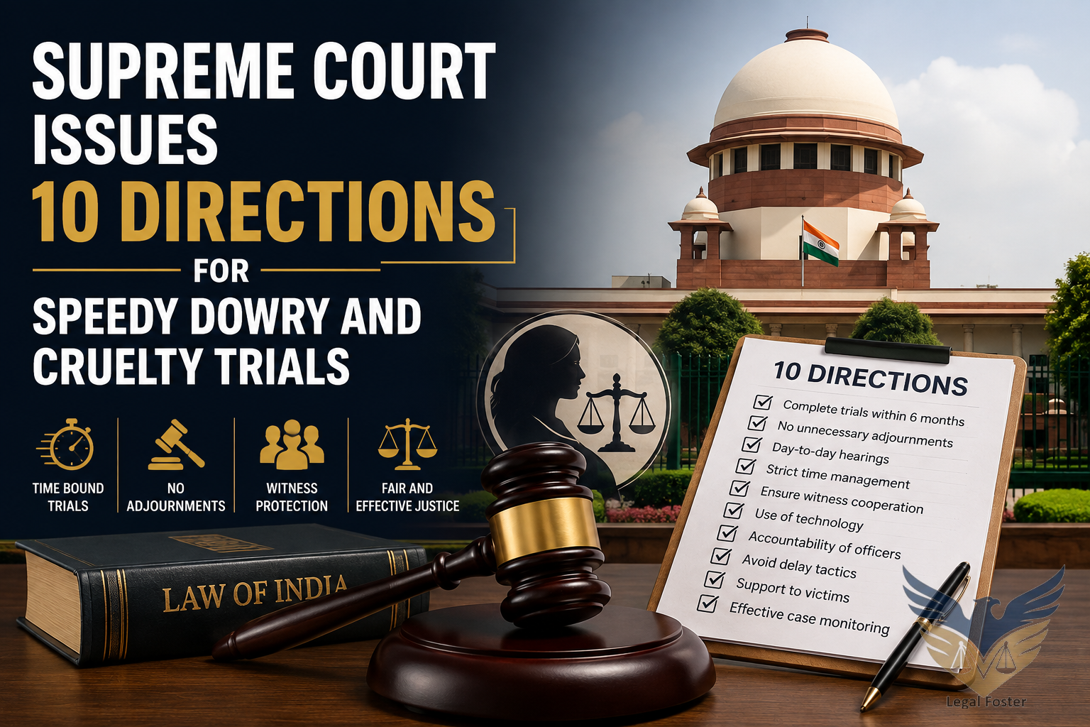 Supreme Court Calls for Swift Disposal of Dowry and Cruelty Cases With 10 Directions