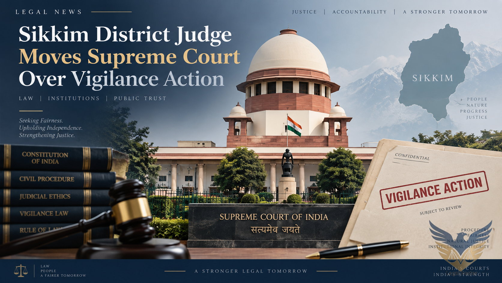 Supreme Court Petition Filed by Sikkim District Judge Against Alleged Unfair Vigilance Action