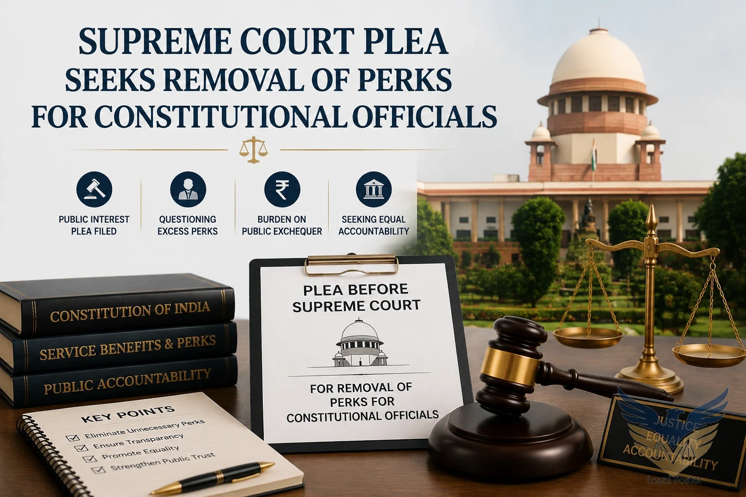 Supreme Court Plea Seeks Removal of Perks for Constitutional Officials Resigning Before Removal