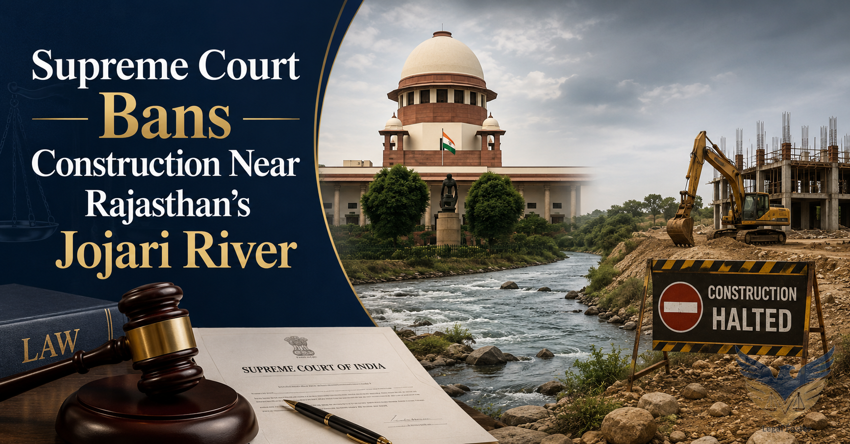 Supreme Court Prohibits Construction Within 100 Metres of Rajasthan’s Jojari River