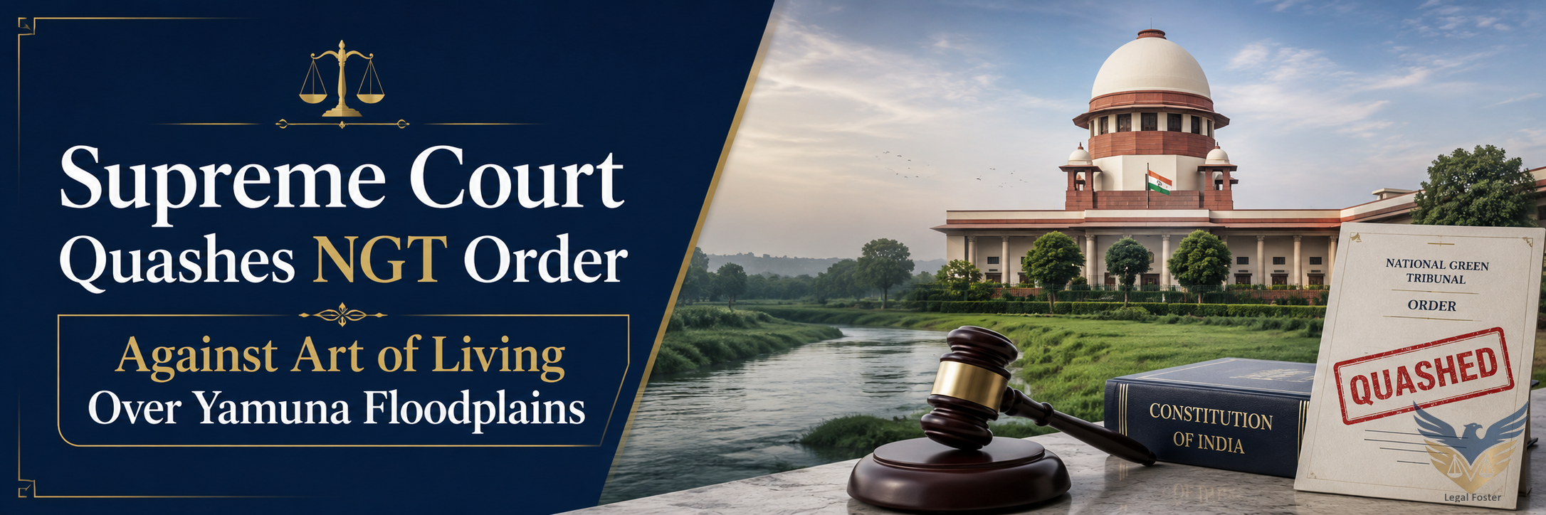 Supreme Court Quashes NGT Order Against Art of Living, Directs Refund of ₹5 Crore Fine