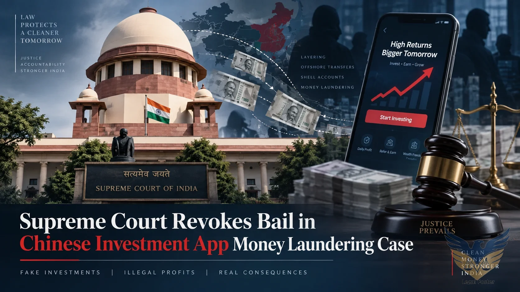 Supreme Court Revokes Bail in Chinese Investment App Money Laundering Case