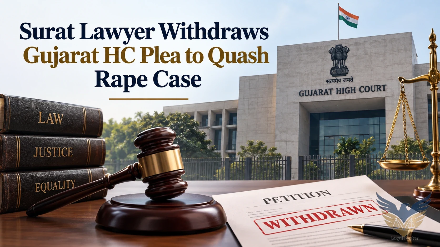 Surat Lawyer Withdraws Gujarat HC Plea to Quash Rape Case Filed by Woman Advocate