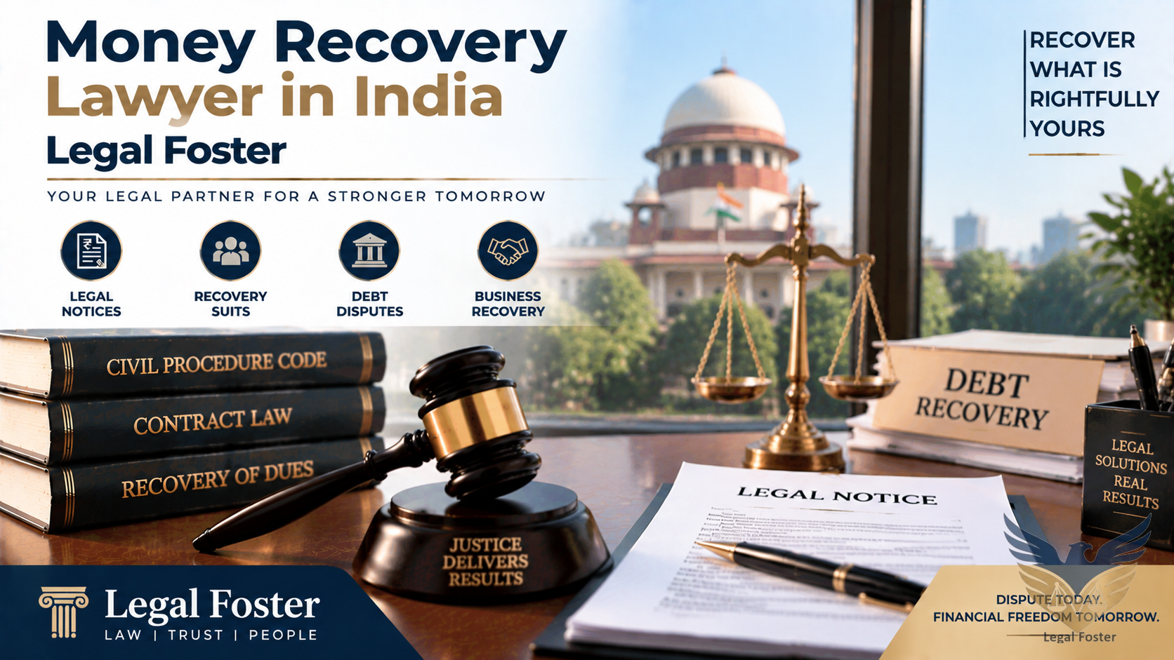 Money Recovery Lawyer in India | Legal Foster